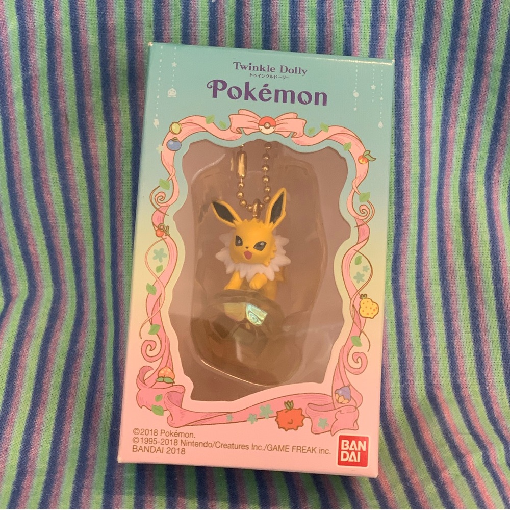 Twinkle Dolly Pokemon Jolteon Keychain